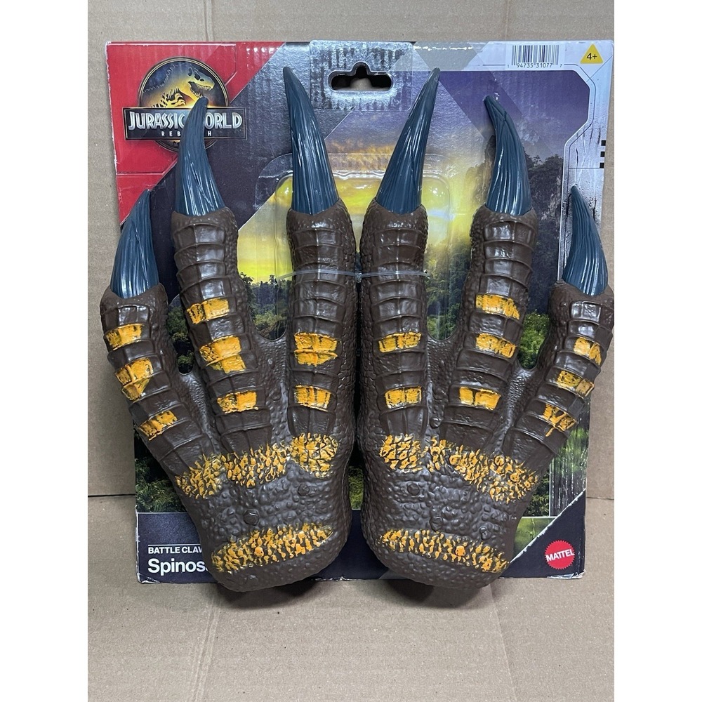 Mattel‎ Jurassic World Rebirth Spinosaurus Battle Claws, 10.8-Inch Flexible NEW